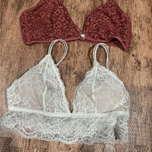 Free people/Abercrombie bralette bundle‎
